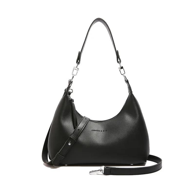 

Женская сумка из искусственной кожи, портативная, однотонная, сумка-кошелек через плечо, высокое качество, новая мода