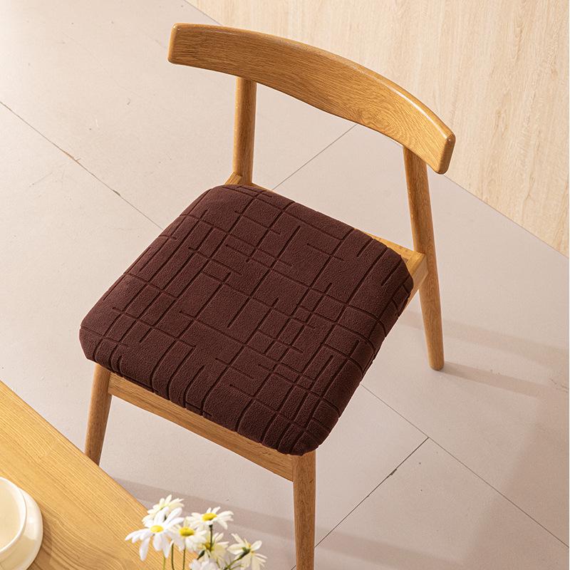 Housse de siège de chaise élastique, anti-poussière et anti-taches, pour la maison ou le bureau