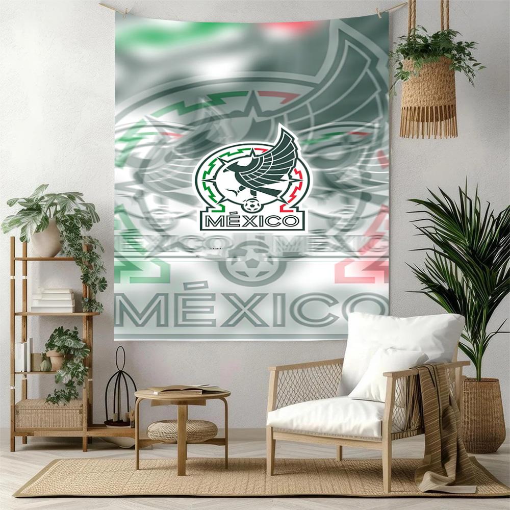 Mexiko Logo Wanddeko Wandteppich Kunst Für Haustiermemorial Geburtstag Hochzeitsfeier Kulisse Familiengeschenk