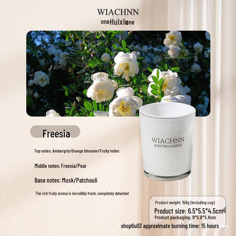 Aromatherapy Soy Wax Candles - Long-lasting Indoor Incense, High-end Bedroom Ornament Souvenir