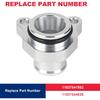 Aluminum Water Hose Fitting Upgrade Fit For BMW 1 3 5 6 7 Z4 (Engine N52 N53 N54 And N51 3.0-Litre),Replaces# 11537541992 11537544638 Engine Coolant