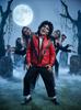 Dětský červený kožený oblek Michael Jackson, Kostým pro chlapce na jevištní vystoupení, Halloweenský outfit