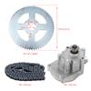 T8F Clutch Drum Gear Box Sprocket Chain Set for 33cc 43cc 49cc Ty Rod II Go Kart Mini Moto Dirt Bike