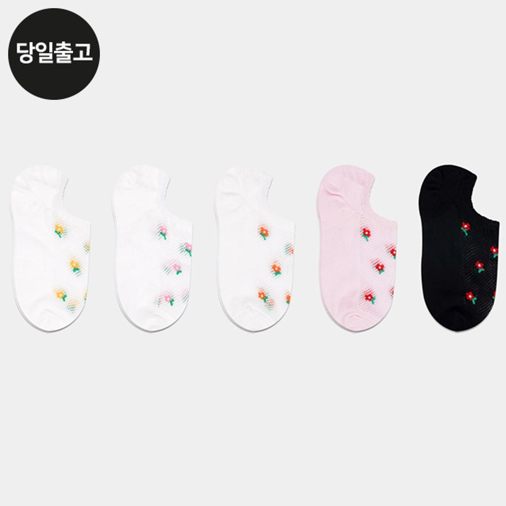 PG Women s/Student Jasmine Mesh Socks (5 Pairs) Set Daily Fake Socks