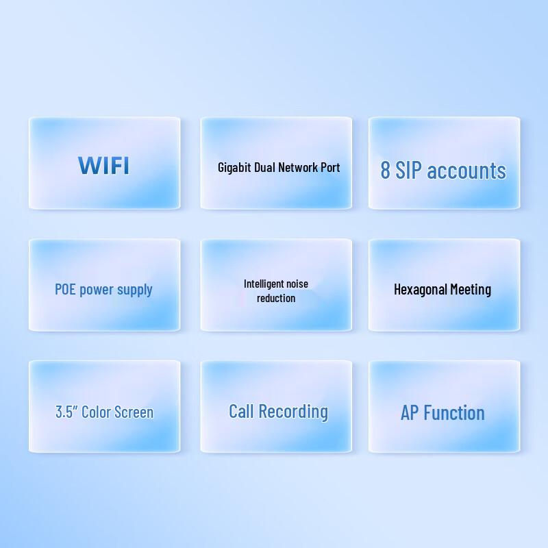 Weiling V821W Gigabit Wireless IP Phone (CN Version)