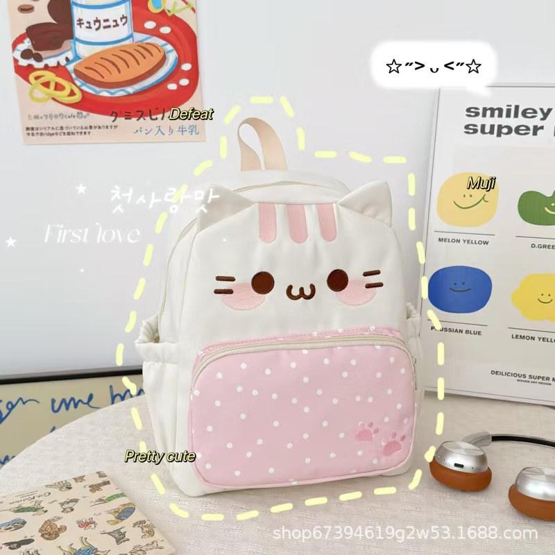 Schoolbag college style student hello kt hello kitty cartoon backpack girls backpack hellokitty schoolbag