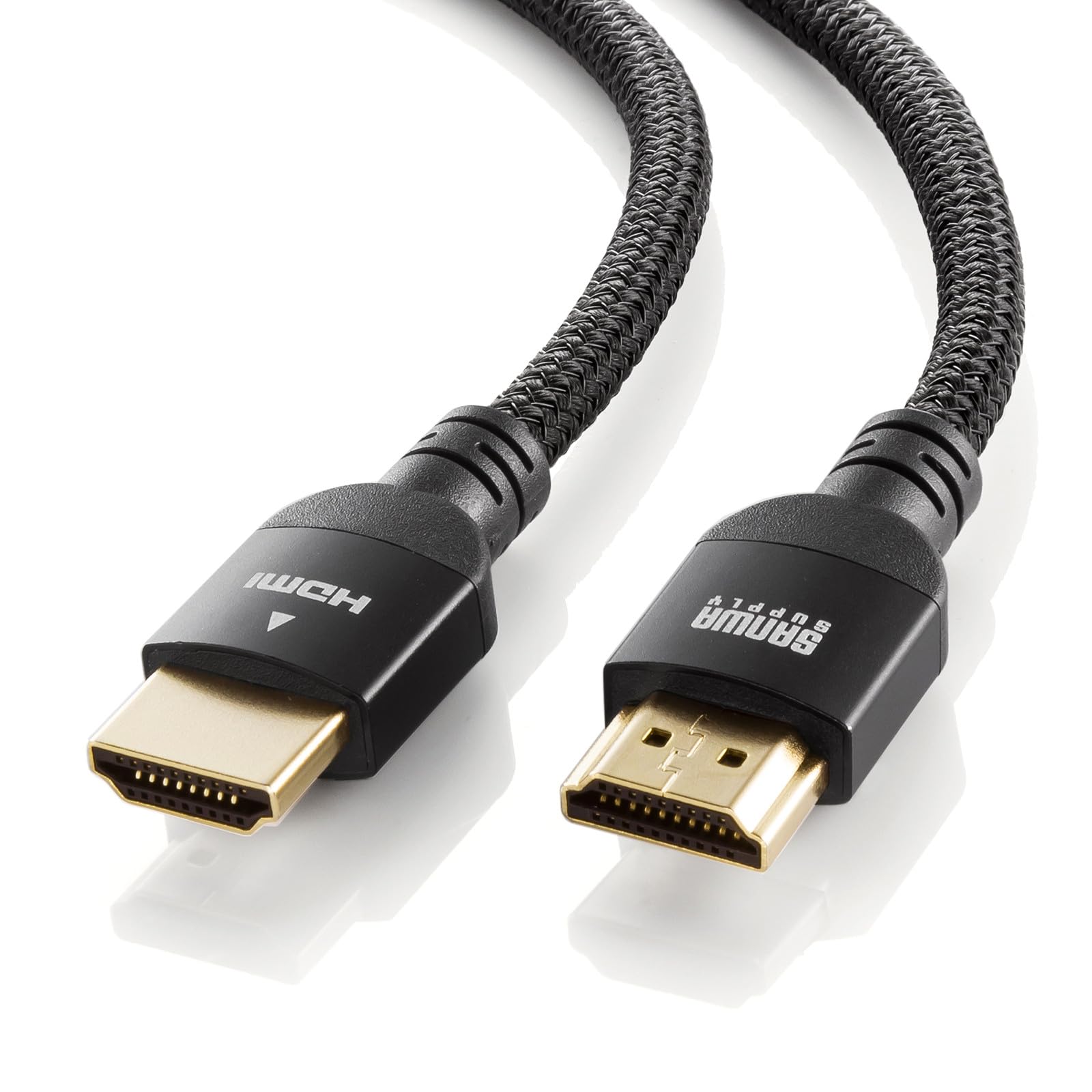 

Sanwa Supply High Speed HDMI Nylon Mesh Cable (Black, 3m) KM-HD20-NM30 чорний