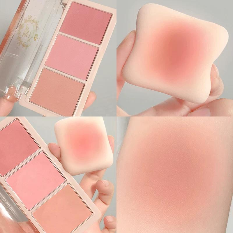 Nude Makeup Genuine Natural Roasted Milk Tea Color Blusher Plate