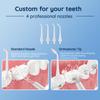 New D52Pro Oral Irrigator Rechargeable Water Flosser Portable 300ML 4 Nozzles Dental Water Jet Waterproof Teeth Cleaner