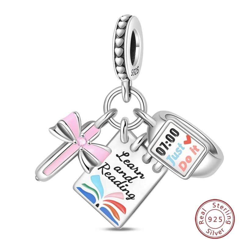 Süßer Kupfer Schildkröte Bogen Muschel Parfüm Kopfhörer Ballett Anhänger Perlen Passend für 3mm Armbänder DIY Feiner Schmuckherstellung