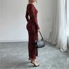 2026 Women's Clothing Fashionable Sexy Leopard Print Slim Dress