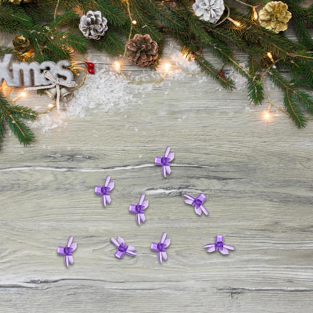 100Pcs Cherry Blossom Lampshade Covers for LED String Lights 5Mm Plastic Floral Light Bulb Shades Wedding Party Valentine's Day