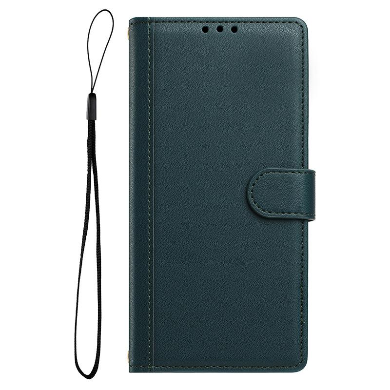 Flip Cover Mobile Phone Case Is Suitable for Apple 17E Samsung Iphone Mobile Phone Leather Case Card Magnetic Splicing Leather Protection