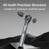 40 In 1 Ratcheting Screwdriver Set with 180 Degree Rotating Head & Magnetic Bit Suitable for Tight Space Vehicle Repair