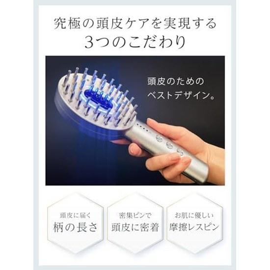 Kyushu University Doctor Supervised Electric Brush EMS Facial Device Lift-Up Lift High Output LED Professional Light Esthetic Focused Scalp Care IPX4
