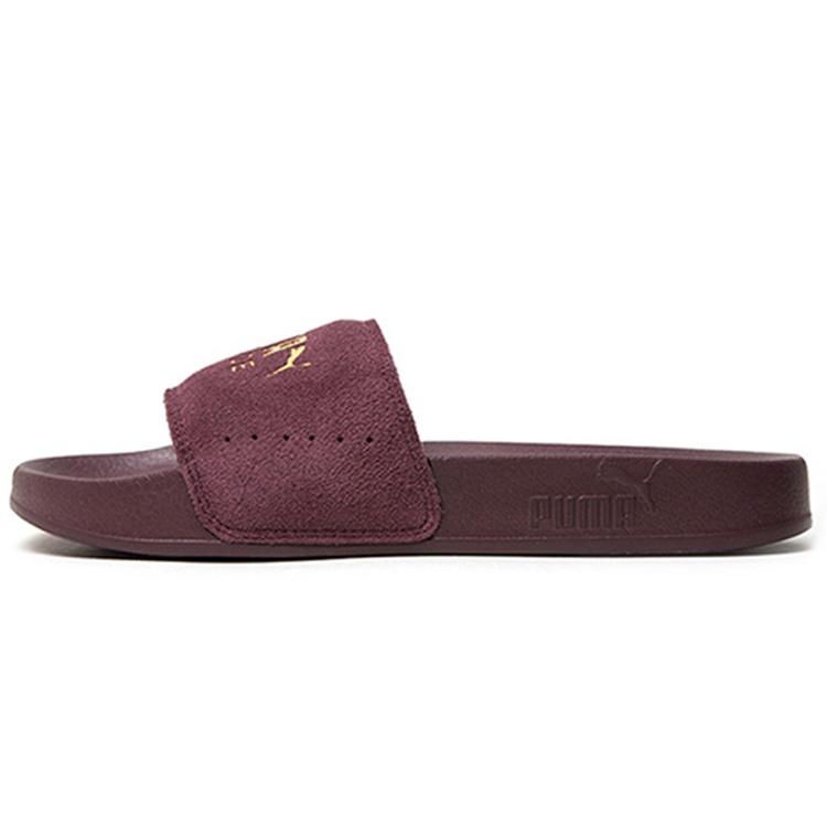PUMA Leadcat Suede Slide Vineyard Wine Men s 365758-13 EU 35.5