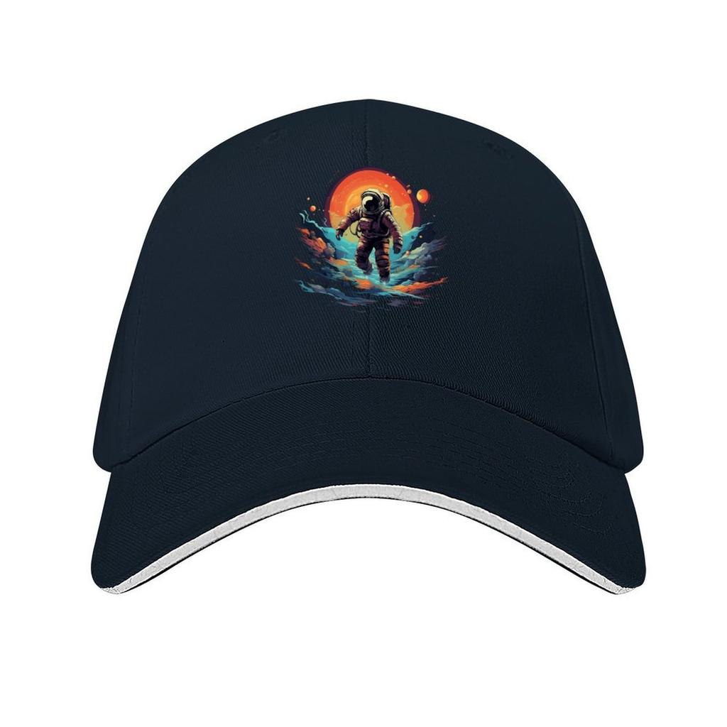 Astronaut in the ocean Baseball Cap Unisexs big size hat birthday tactical cap Unique hats Caps For Women Unisexs