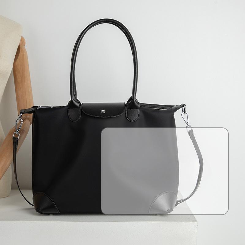 Large Capacity New Tote Bag Oxford Cloth Shoulder Bag Contrasting Color Handbag for Class Commuting Mommy Bag Shopping Bag