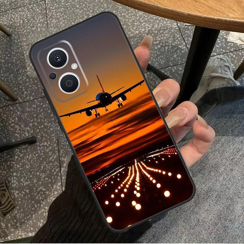 

Airplane Plane Aircraft For OPPO Reno 7 8 Lite 8T 14F 13F 11F 12F 10 11 12 13 14 Pro OPPO Find X9 X8 X5 X6 Pro Case OPPO Reno13