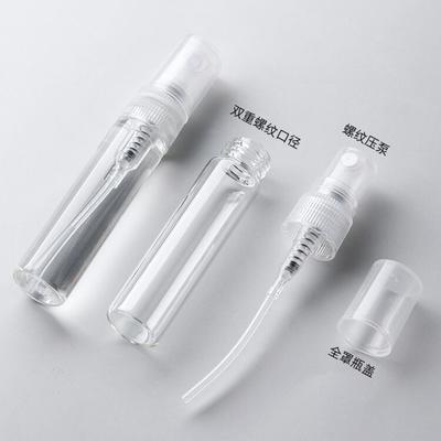 Mini botellas de perfume portátiles de 2 ml, 3 ml, 5 ml y 10 ml, rellenables con spray, para muestras cosméticas, botellas de vidrio, envases vacíos.