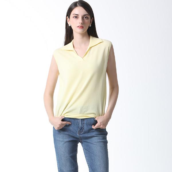  She S miSS  Open Collar SleeveleSS Knit Pullover  Price  138 000 Won 