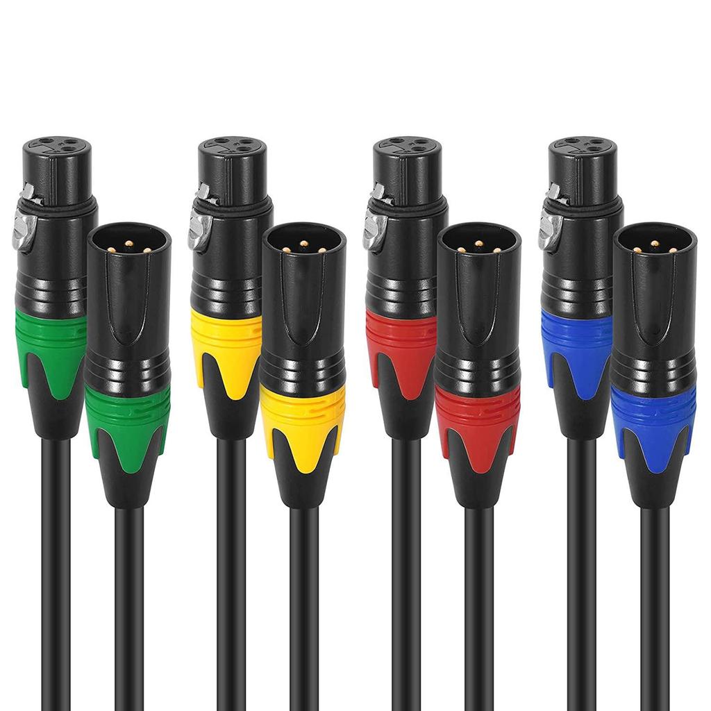 Pure Copper XLR Male to Female Balanced Microphone Cable