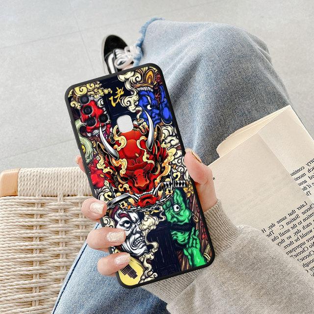 Fashion Chinese Tiger Dragon Phone Case For Samsung Galaxy A50 A20e A70 A54 A34 A40 A10s A10 A02 A01 A02s A03 Core A04 Cover