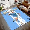 Haaland Design Area Rug Personalized Name- Non-Slip, Soft & Cozy Floor Mat for Living Room, Office - Indoor/Outdoor Carpet