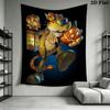 Chester Cheetah Wall Tapestry Aesthetic Wall Hanging Printed Fabric Blanket Decorative Tapestries for Bedroom Living Room Home Decor