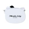 Sanrio Mirror with Chain Love Hello Hello Kitty Black Makeup Mirror Portable 338826 Double-Sided (I Kitty)