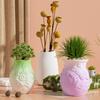 Niedliche Blumentopf-Form DIY Bastelartikel Stifthalter Form Lustige Harz-Tropfform Wohnzimmer Zuhause