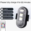 2/4/8Pcs Wireless Remote Control Strobe Light LED Warning 7 Colors Aircraft Car Motorcycle Bicycle RC Drone Flash Indicator Lam