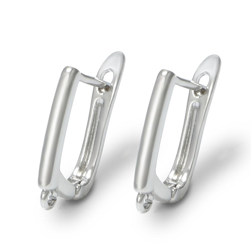 DARENLI 1 пара медных крючков для сережек без никеля, с золотым/родиевым покрытием, фурнитура для изготовления ювелирных изделий своими руками