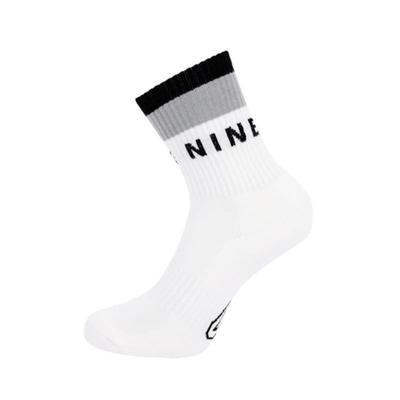Creve9 Damen Colorblock Mittellange Socken BK
