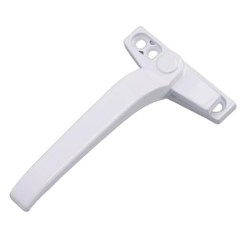Rechter und linker Fensterverschluss Ersatz Aluminiumlegierung Universal Drehkippfenster Abschließbarer Griff Weiß