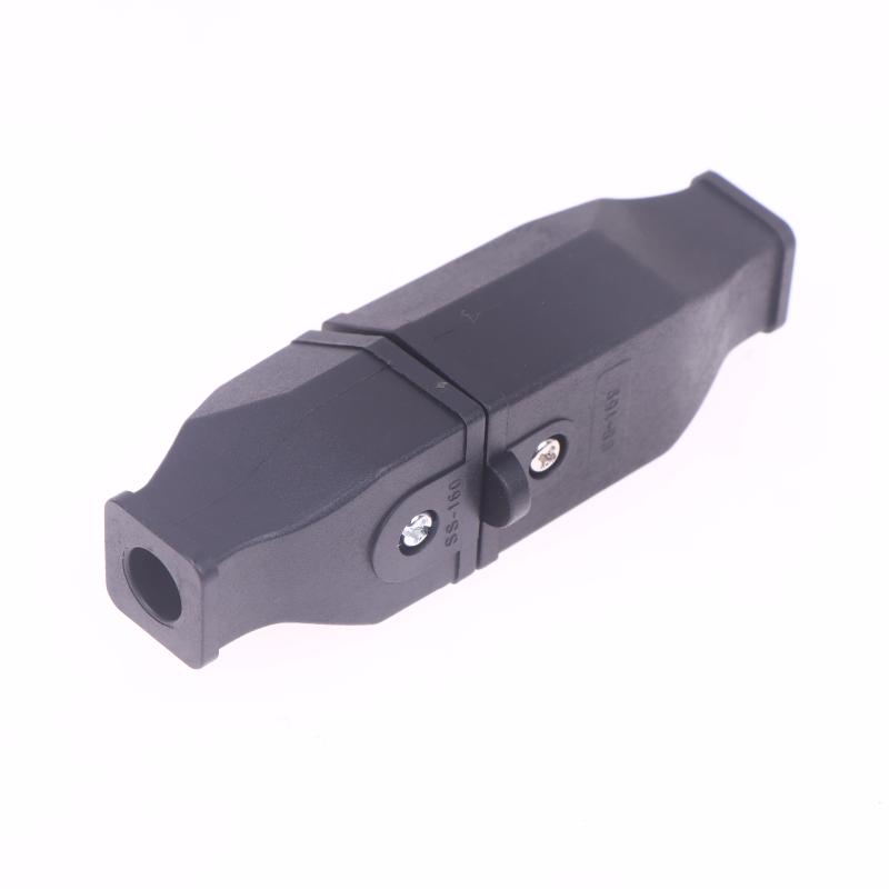 1/2Pcs Usa Triprong Power Outlet Wiring Electrical Receptacle Ac Socket Plug Black 125V 15A Us Female Male Connector