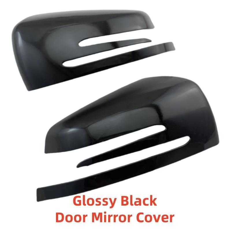 Car upgrade For BENZ ML Klasse W166 GLX166 2011 2012 2013 2014 2015 Car Piano Black Carbon Accessories Door Mirror Cover Trim