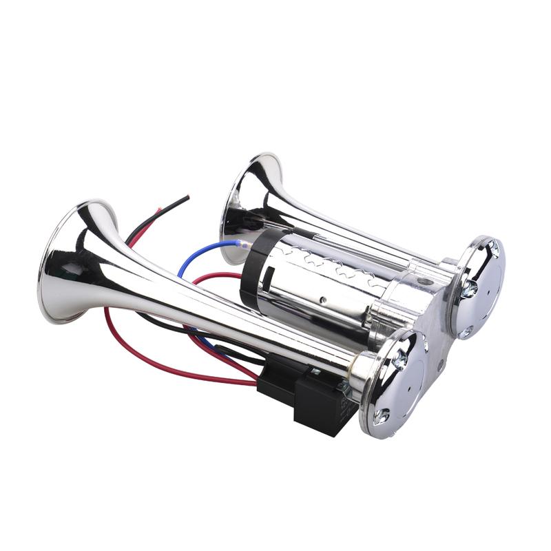 12V 24v 150dB Dual Tone Car Air Horn Kit Super Loud Trumpet Compressor For Motorcycle Car Boat Truck