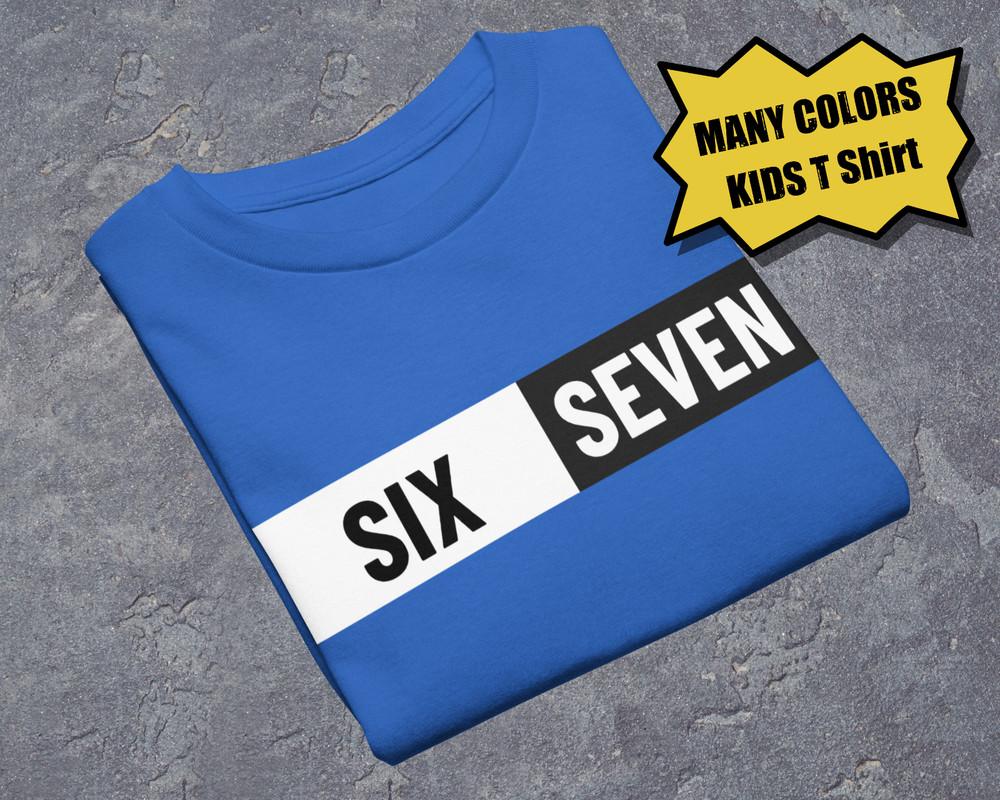 

KIDS 67 Funny Six Seven Shirt YOUTH Funny Tiktok Meme Shirt Basketball Gamer Unisex T-Shirt XL