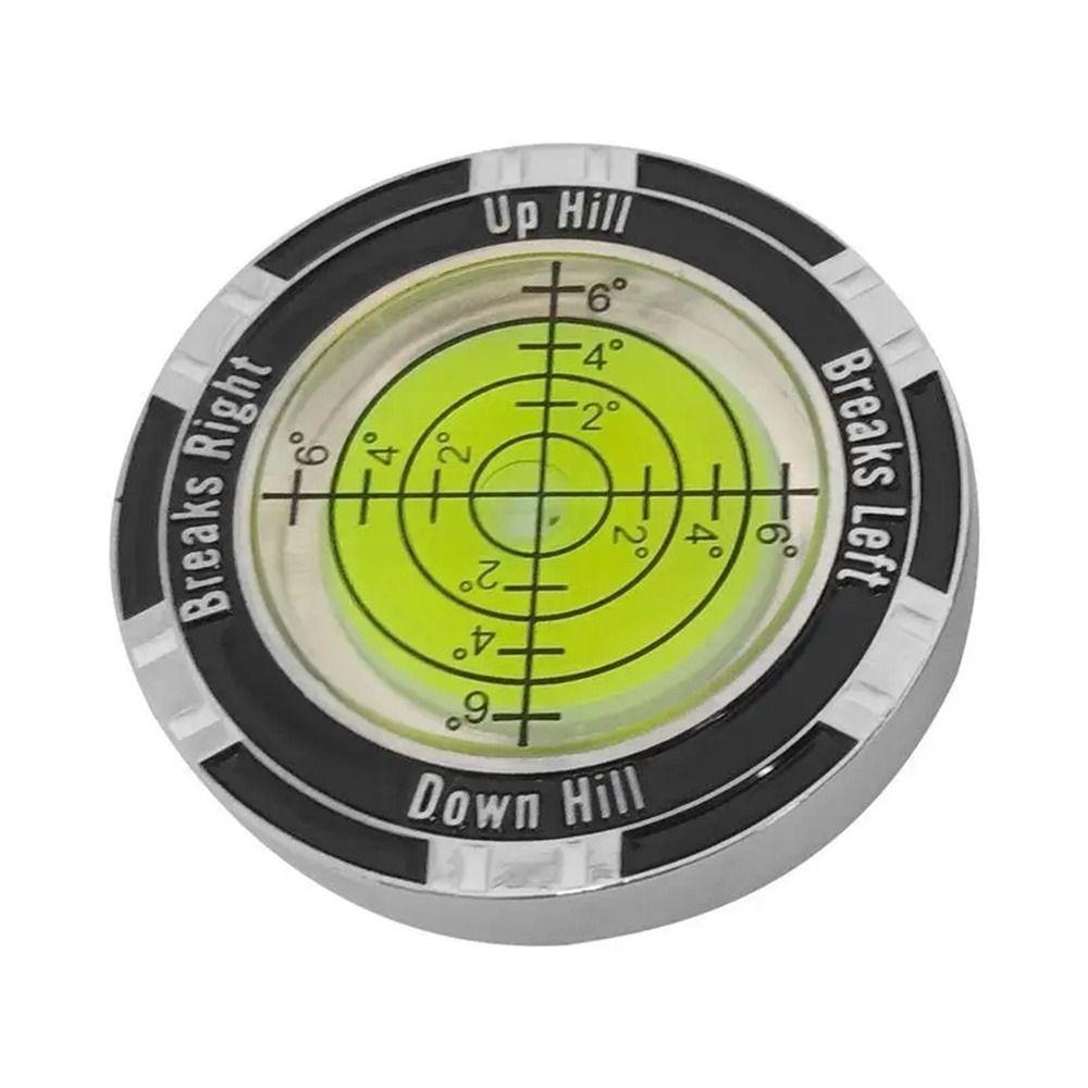 High Precision Golf Slope Meter Ball Marker Golf Spirit Level Golf Tools Leveler  Gift For Golfers