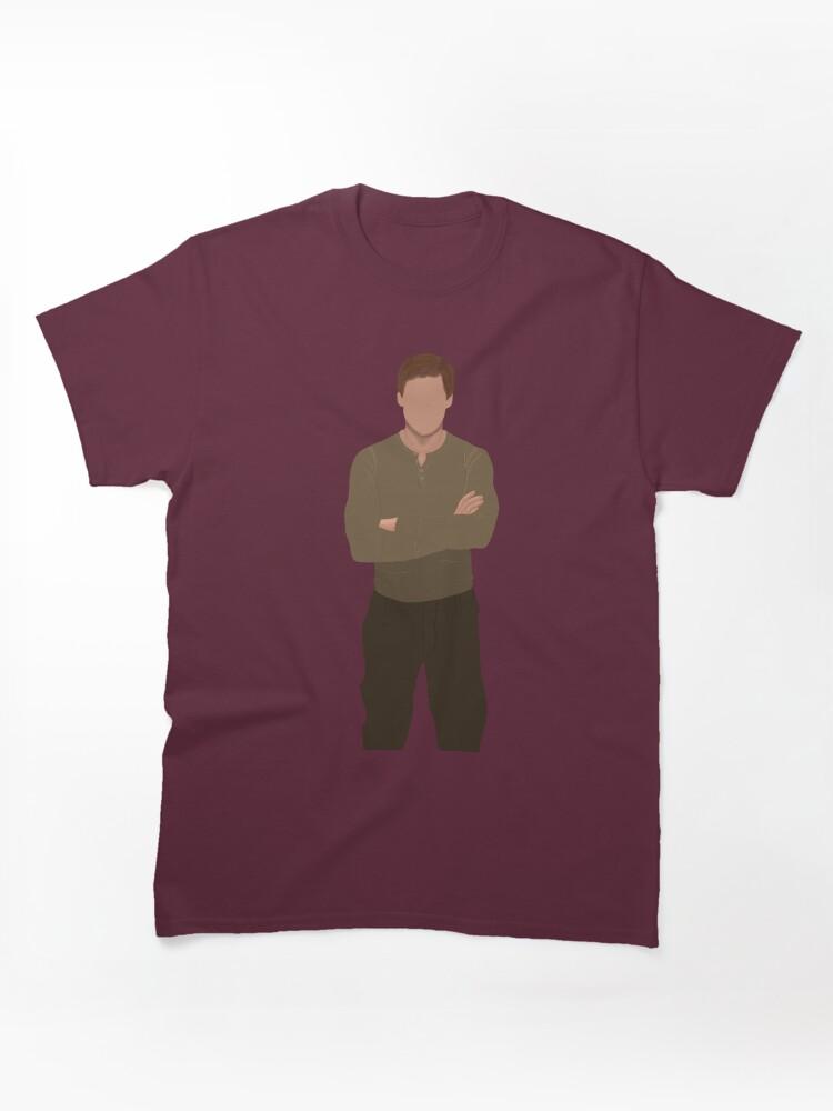 Trinity Blood Hand drawn Dexter in his killing shirt Faceless portrait illustration Classic Unisex T-Shirt