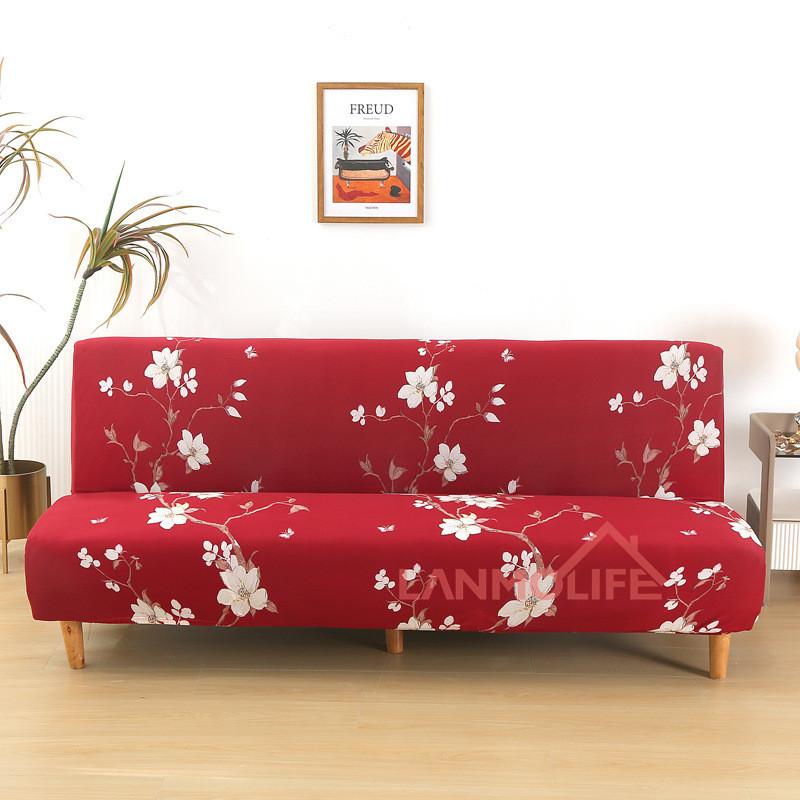 Katlanır Kanepe Yatak Örtüsü Basit Elastiklik Kolçaksız Kalınlaştırılmış Toz Geçirmez Kanepe Örtüsü Her Şey Dahil