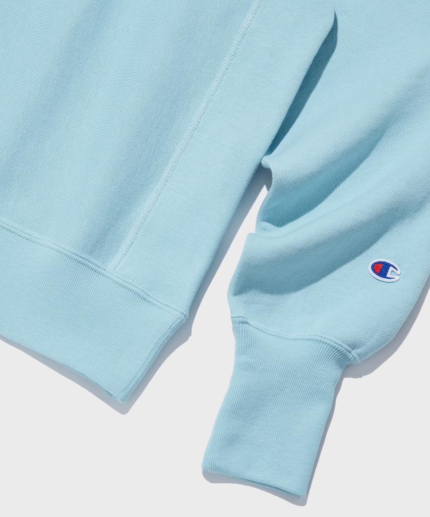 CHAMPION Women'S Reverse Weave French Terry Sweatshirt Light Blue