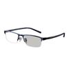 Transition Photochromic Reading Glasses Optical Myopia Hyperopia Custom Strength +Rx -Rx Metal Frame With Case Uv400 Sunglasses