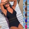 Women's 2024 Sports One-Piece Swimsuit - European & American Style Swimwear Bikini