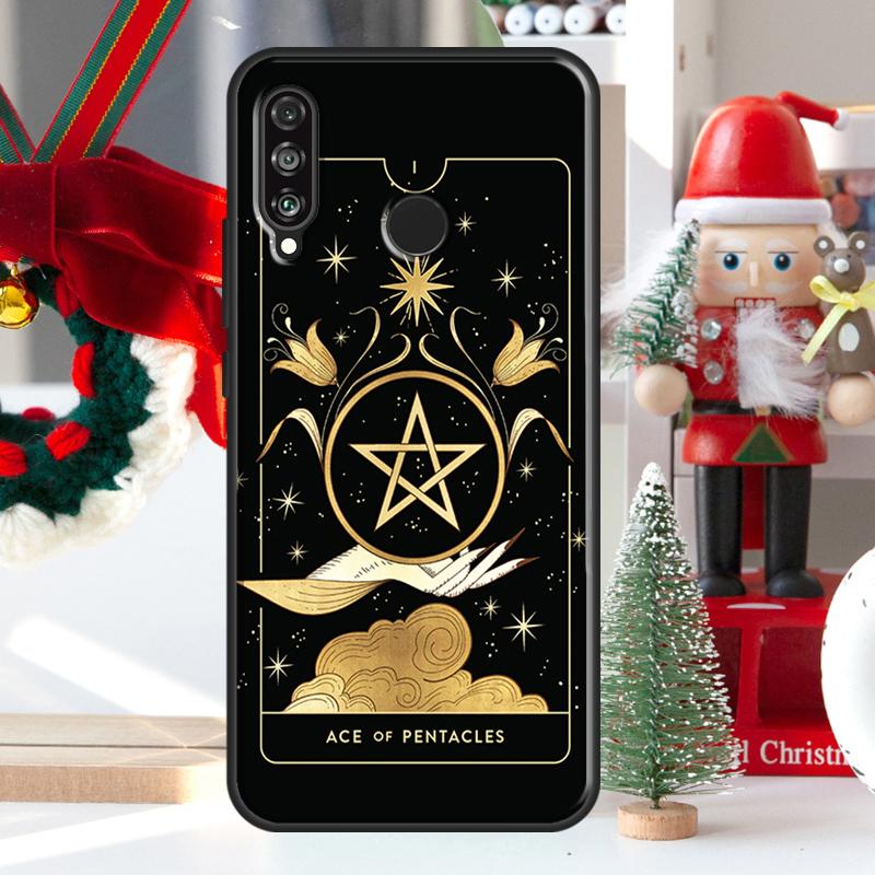 Witches Moon Tarot Mystery Totem Case For Huawei P30 Lite P40 P50 P20 Pro P Smart 2021 Nova 5T Nova 9 Honor X9 X8 X7 50