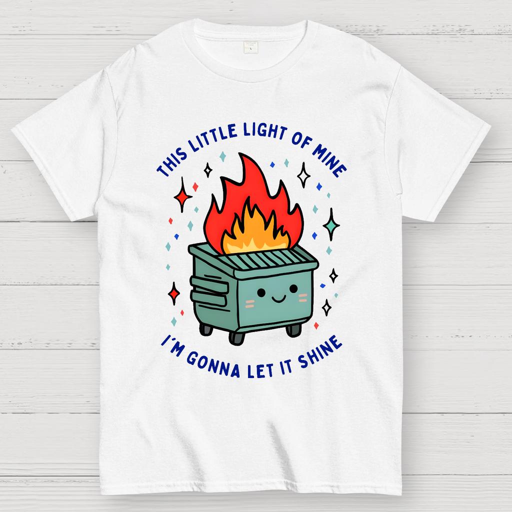 This Little Light of Mine I'm Gonna Let It Shine Cotton Summer Casual Cool Loose T-Shirt