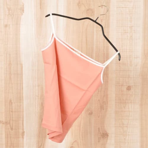 MAWA Women's No-Slip Hangers, 36cm, Set of 10, MA3240-10, Black, 10-Year Warranty