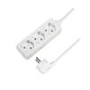 Logilink Power Strip 3x Socket with Grounding 1.5 M 16A 3500W White