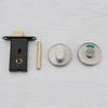 Bathroom Indicator Lock Commercial Keyless Door Lock Universal Barn Door Bolt Stainless Steel WC Toilet Door Lockset Knob